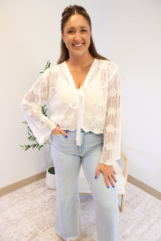 Mckenna Bow Front Cardigan