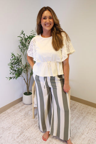 Elizabeth Cape Sleeve Top