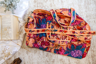 Multi Color Floral Duffel