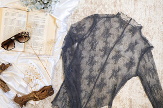 Brandy Sheer Long Sleeve Top
