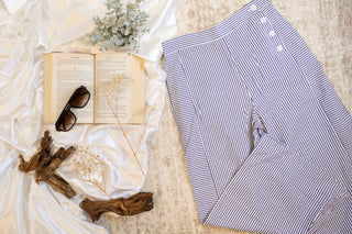 Lexi Striped Button Pants