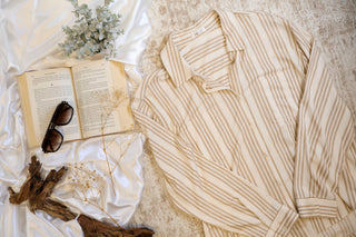 Reese Button Up Stripe Top