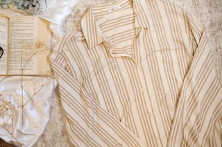 Reese Button Up Stripe Top