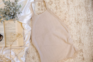 Sandra Lace Trim Halter Top