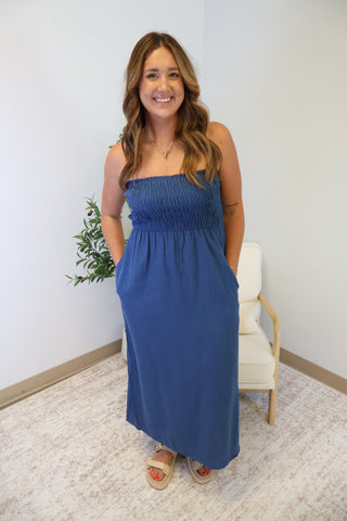 Kylie Smocked Maxi Dress