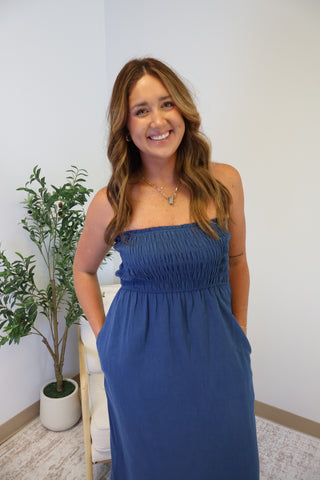 Kylie Smocked Maxi Dress