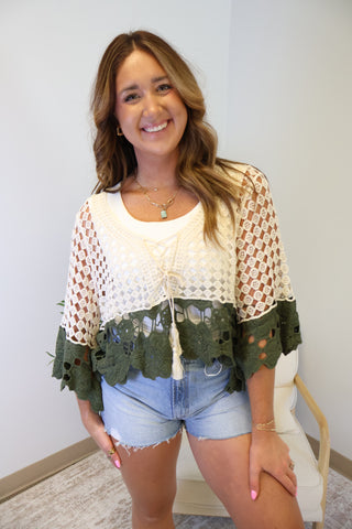 Sandra Crochet Top