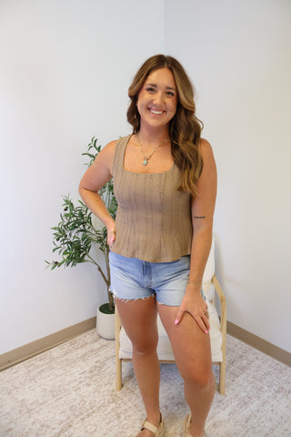 Elise Knit Peplum Top