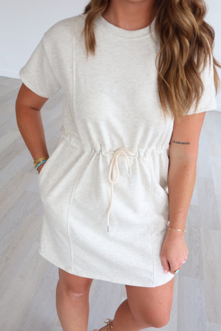 Melanie Tie Waist Mini Dress