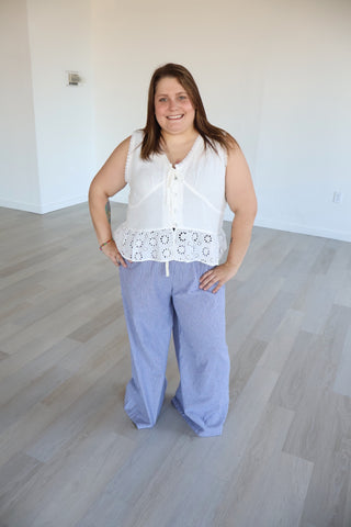 Kathy Eyelet Top