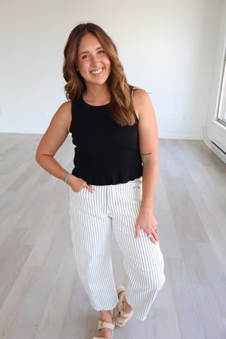 Leila Sweater Peplum Tank