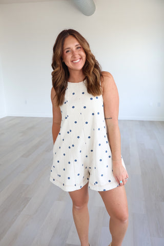 Brooklyn Polka Dot Romper
