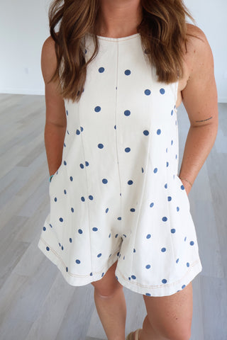 Brooklyn Polka Dot Romper