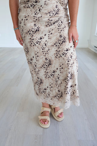 Eliza Side Slit Skirt
