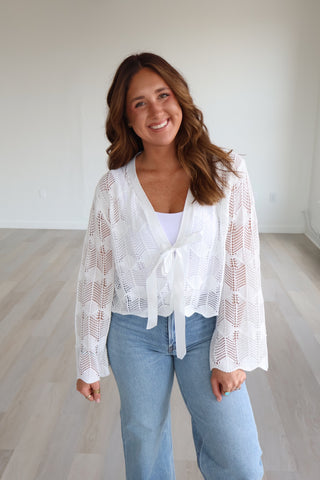 Mckenna Bow Front Cardigan
