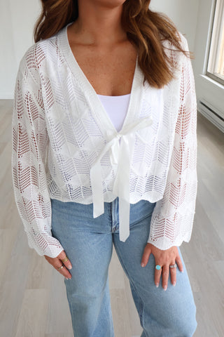 Mckenna Bow Front Cardigan