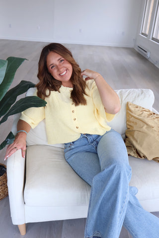 Lena Button Down Cardigan