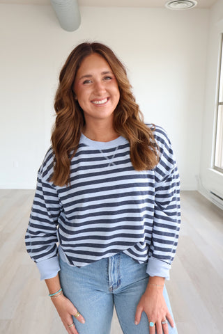 Everyday Striped Crew