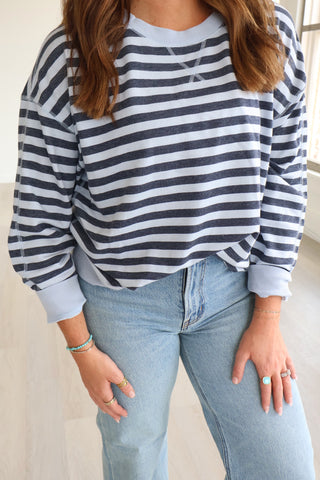 Everyday Striped Crew