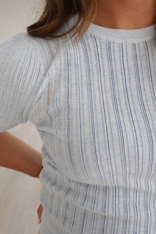 Payton Knit Sleeve Tee