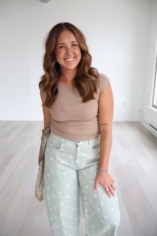 Arlene Short Sleeve Boat Neck