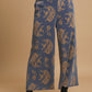 Paisley Print Mineral Wash Pant