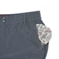Burlebo Everyday Short - River Rock Gray (5.5" inseam)