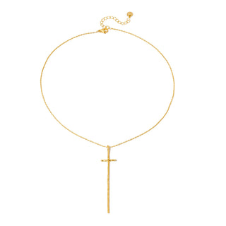 Modern Cross Necklace - WATERPROOF-Necklace-Pretty Simple