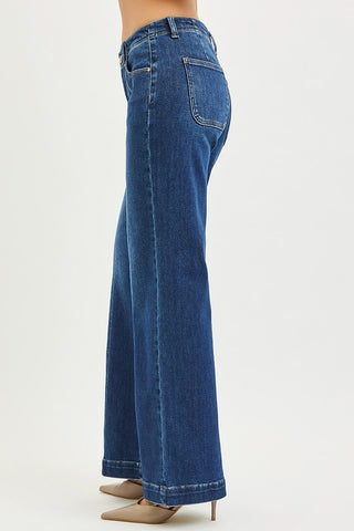 Annie Seam Detail Mid Rise Jeans