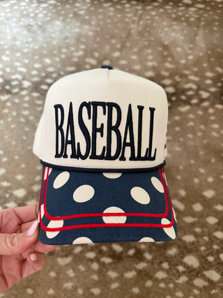 Polka Dot Baseball Hat