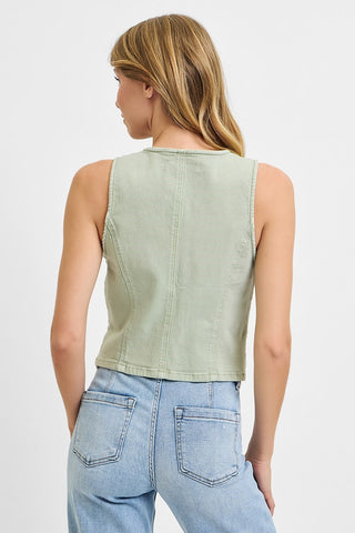 Faye Button Down Vest