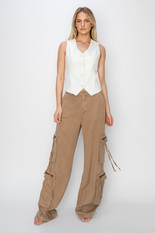 Faye Button Down Vest