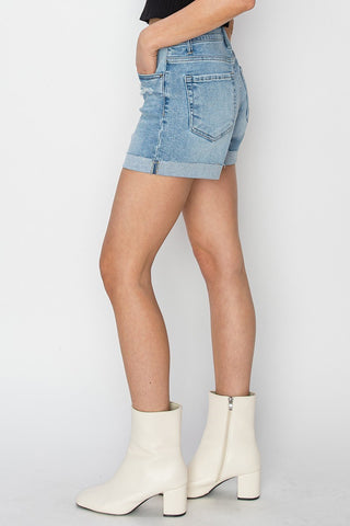 Natalie High Rise Cuffed Shorts