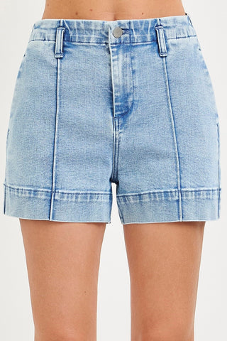 Carrie Seam Detail Jean Shorts