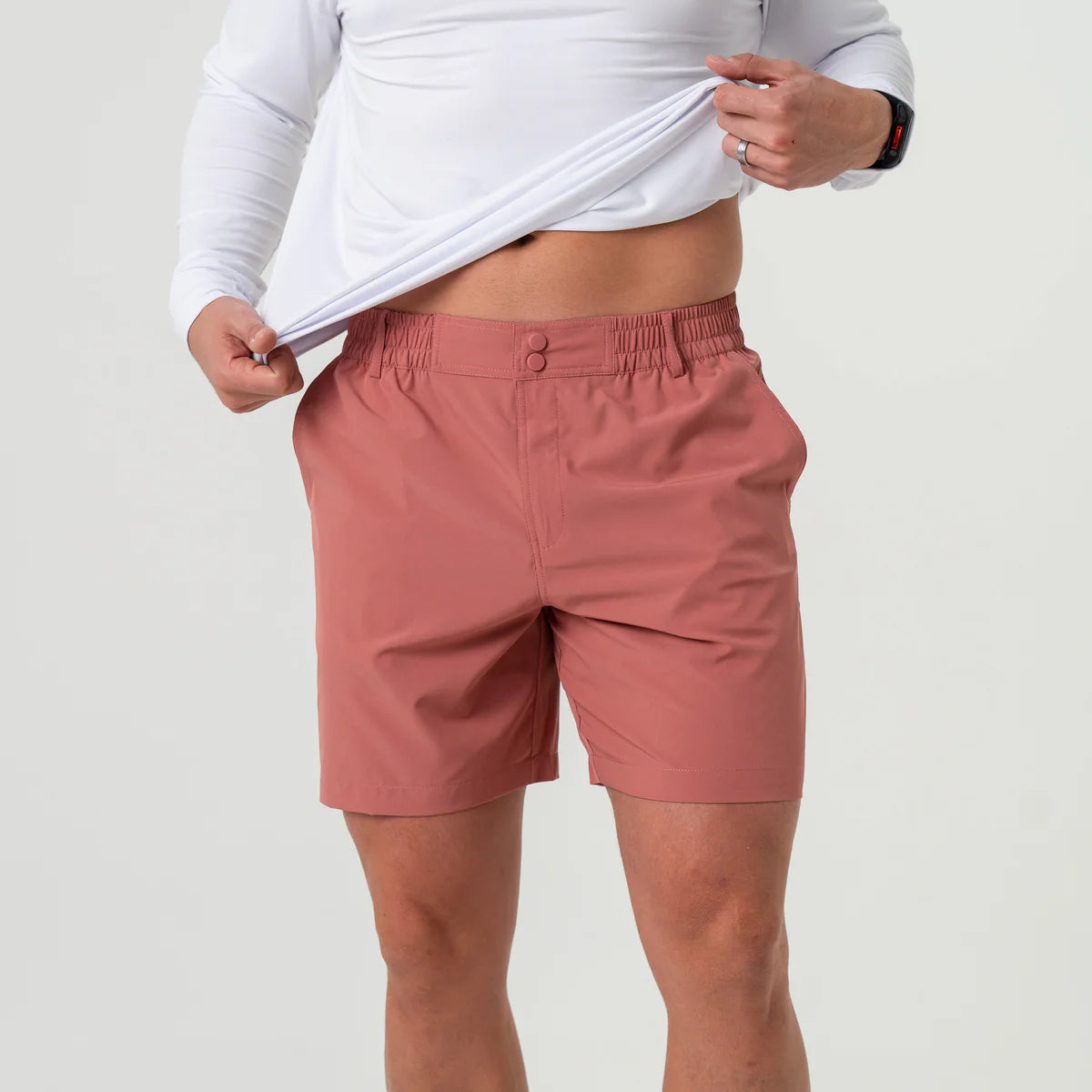 Burlebo Everyday Short - Red Clay (7in Inseam)