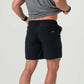 Burlebo Everyday Short - Black (7in Inseam)