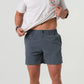 Burlebo Everyday Short - River Rock Gray (5.5" inseam)