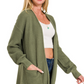 Rose Waffle Cardigan
