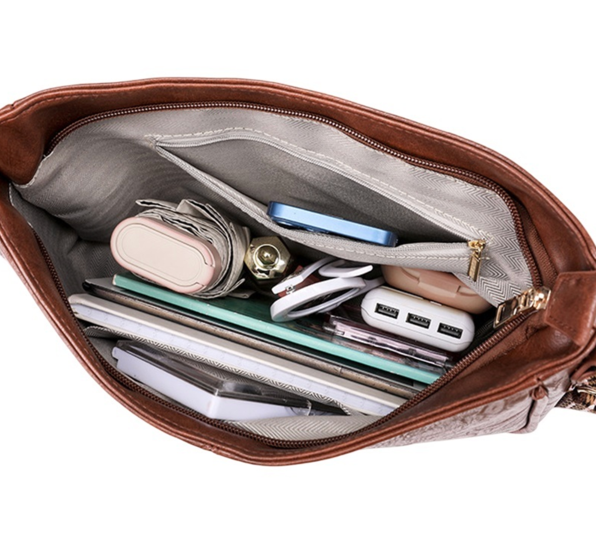 Ryan Vegan Leather Messenger Bag