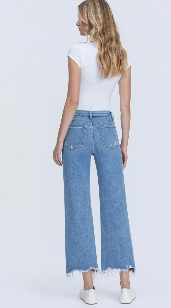 Eleanor Distressed Hem Jeans