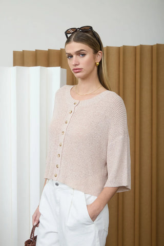 Lena Button Down Cardigan