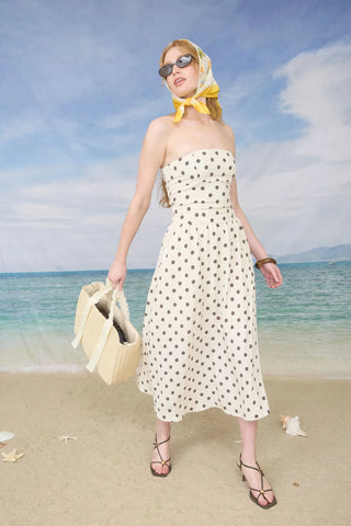 Willa Strapless Midi Dress