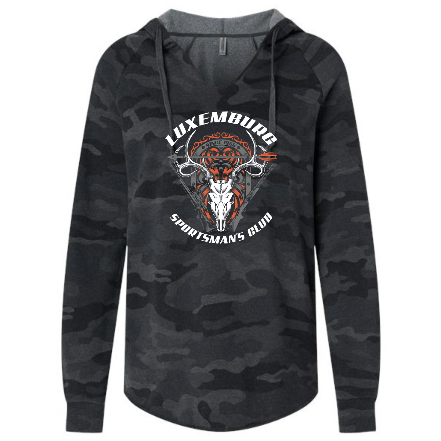 Luxemburg Ladies Camo Hoodie