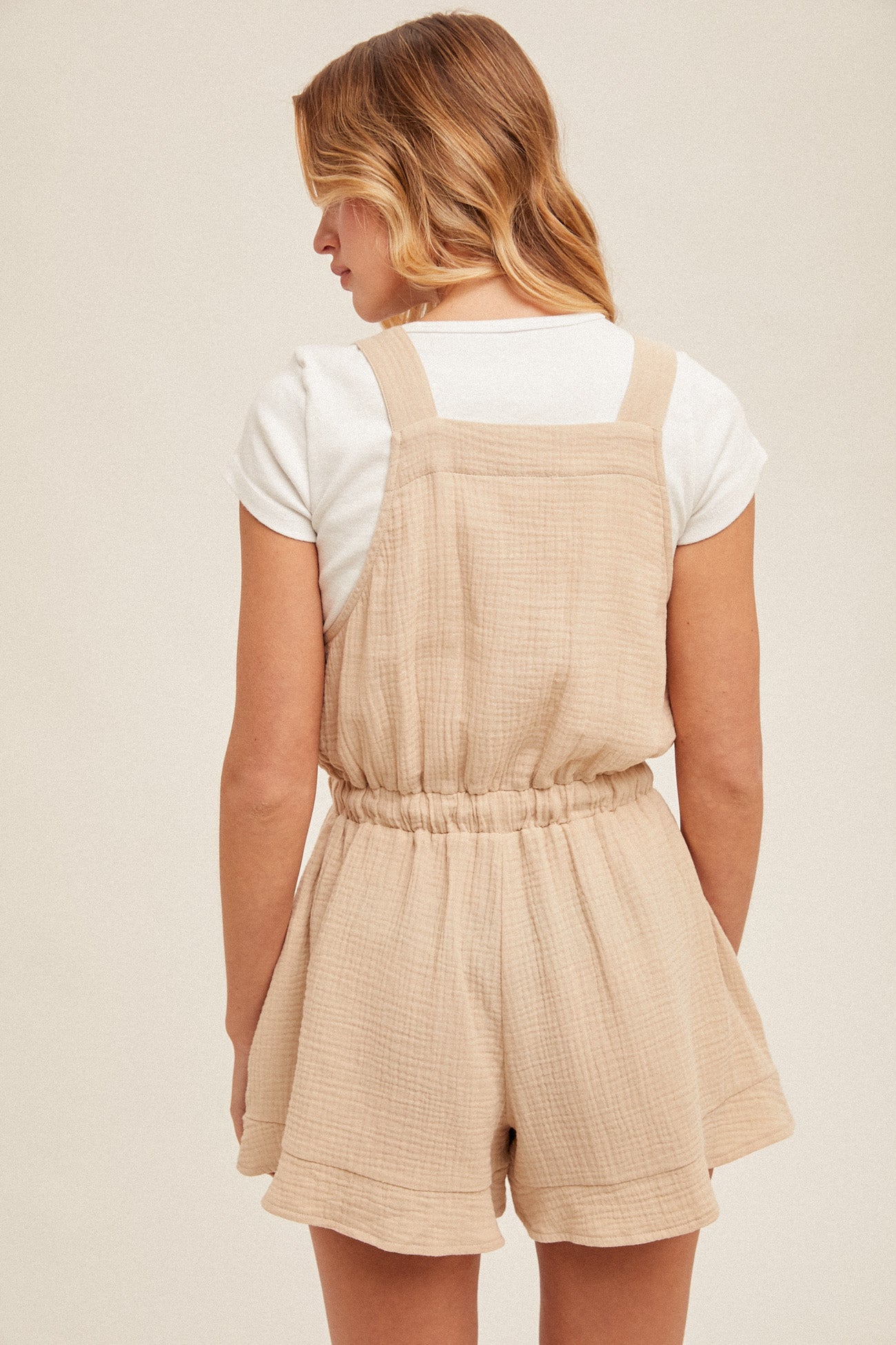 Tawny Double Gauze Romper