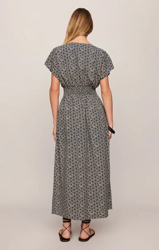 Sanna Iris Floral Midi Dress