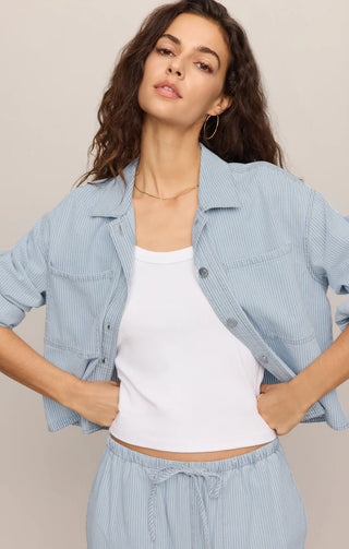 Erin Denim Railroad Jacket