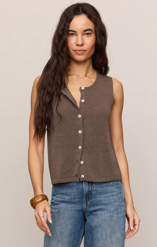 Syd Linen Knit Vest