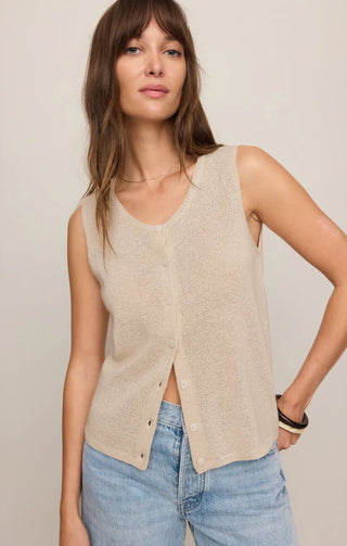 Syd Linen Knit Vest