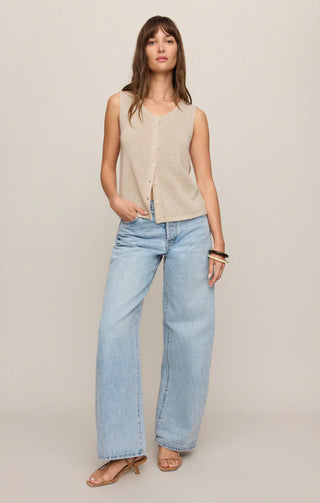 Syd Linen Knit Vest