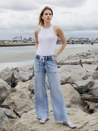 Sarah Drawstring Jeans